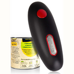 Abridor Elétrico de Latas com 1 Toque Automático Preto 17 cm